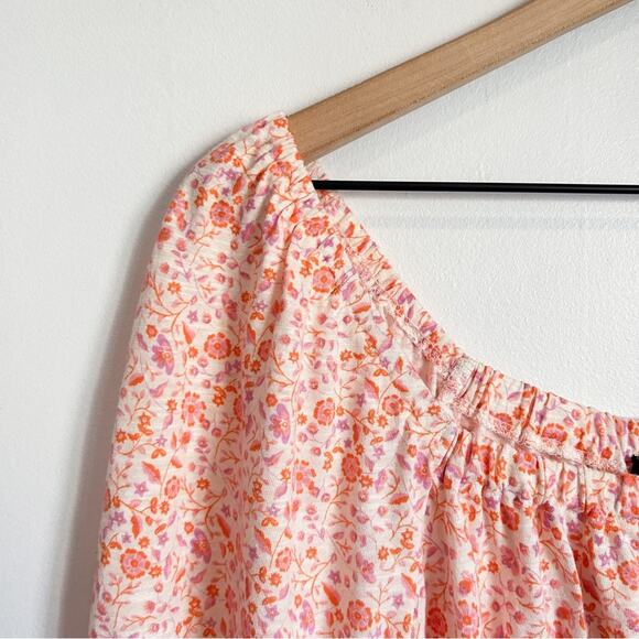 Sanctuary Chloe Floral Top Orange Size M - Picture 4 of 10